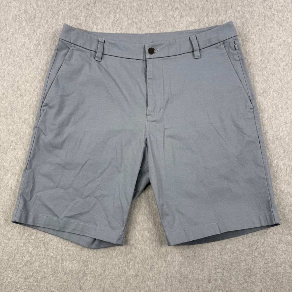 Lululemon Shorts Mens 34 Blue Commission Classic Fit Warpstreme Golf Preppy 9"
